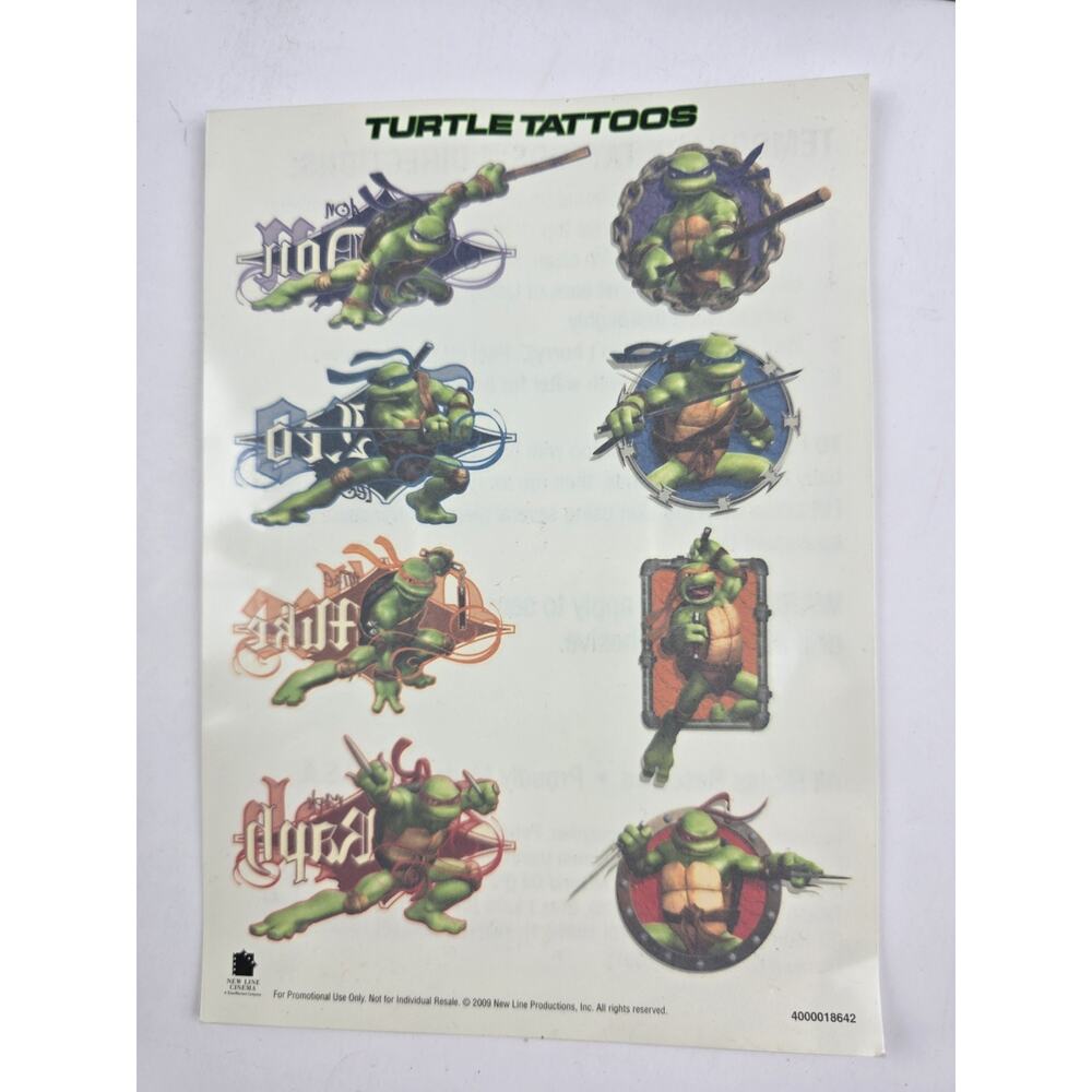 Teenage Mutant Ninja Turtles 25th DVD Collectors Edition 4 DVD & Masks Tattoos - Picture 12 of 12